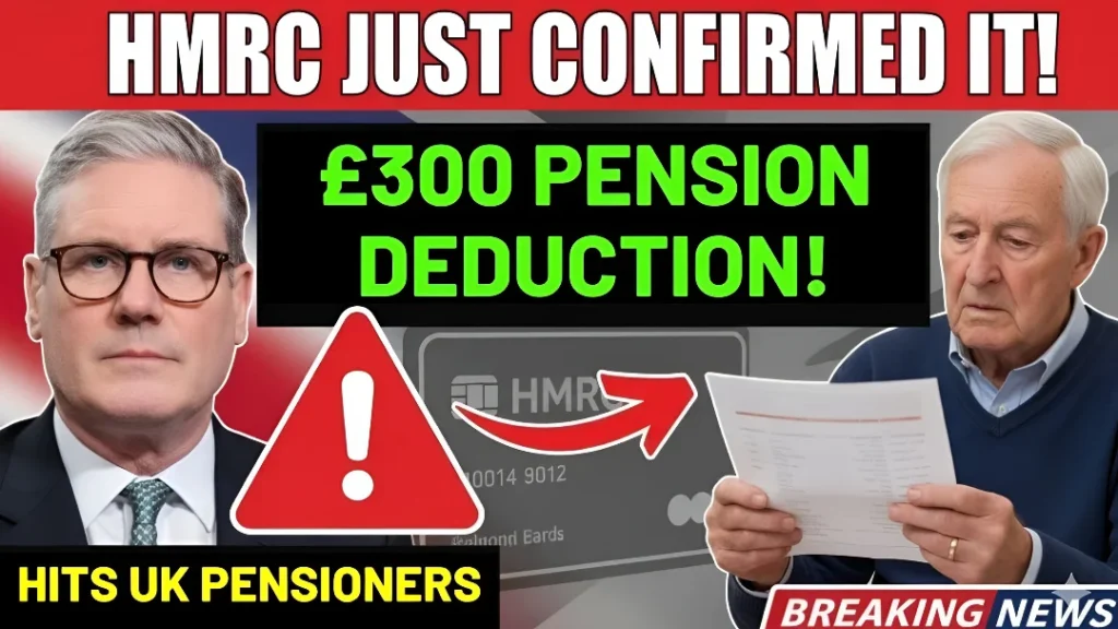HMRC Confirms 300 Bank Deduction for UK Pensioners – Must Know Now