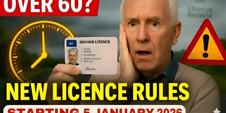 New DMV Rules for Drivers Over 60: What Seniors Must Know from January 5, 2026